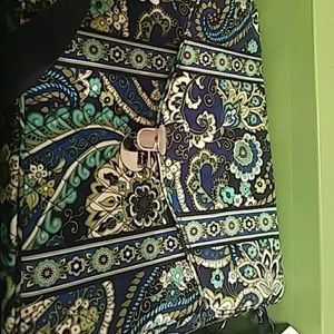 Retired Pattern. Rhythm And Blue. Vera Bradley Attache / Messager bag